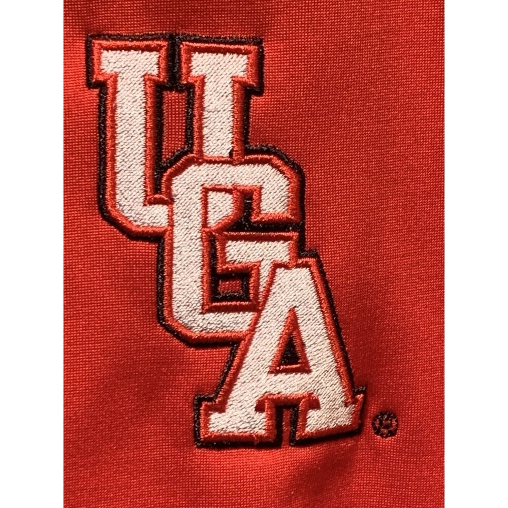 RARE "UGA" Embroidered Logo Knights Apparel Jacket Full Zip Fleece Lined Medium